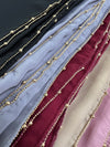 Gold Polyester Hijab - Apparels F M