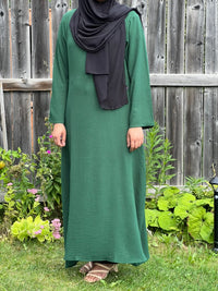 Basic Crinkle Abaya - Apparels F M