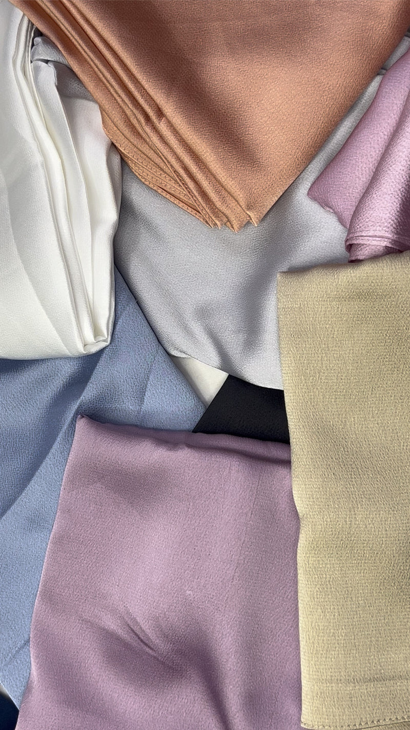 Satin Chic Hijab - Apparels F M