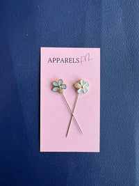 Wild Flower Long Hijab Pins