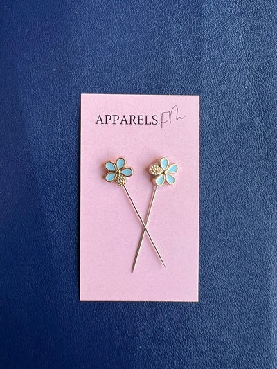 Wild Flower Long Hijab Pins