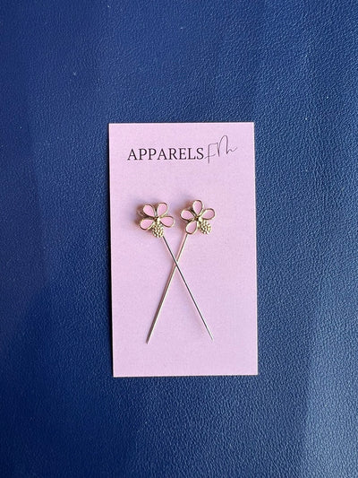 Wild Flower Long Hijab Pins