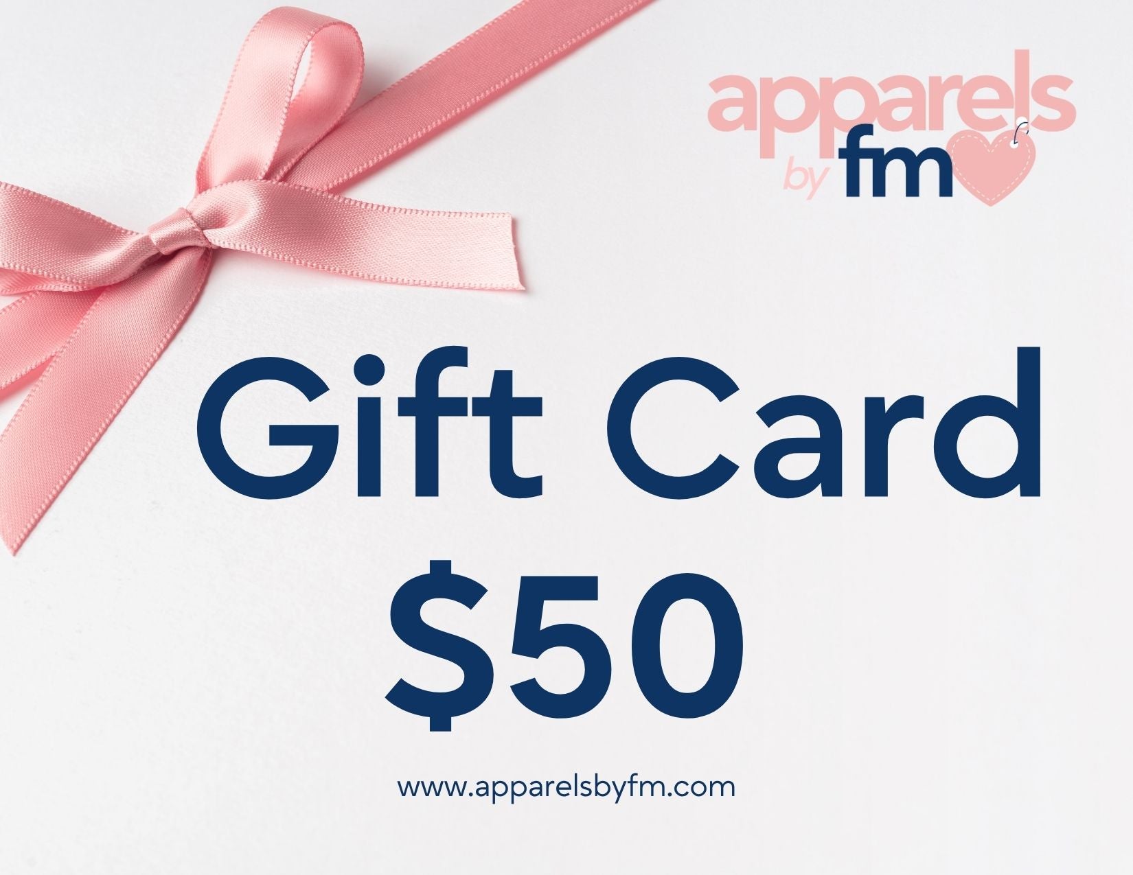 Apparel by FM's Gift Card