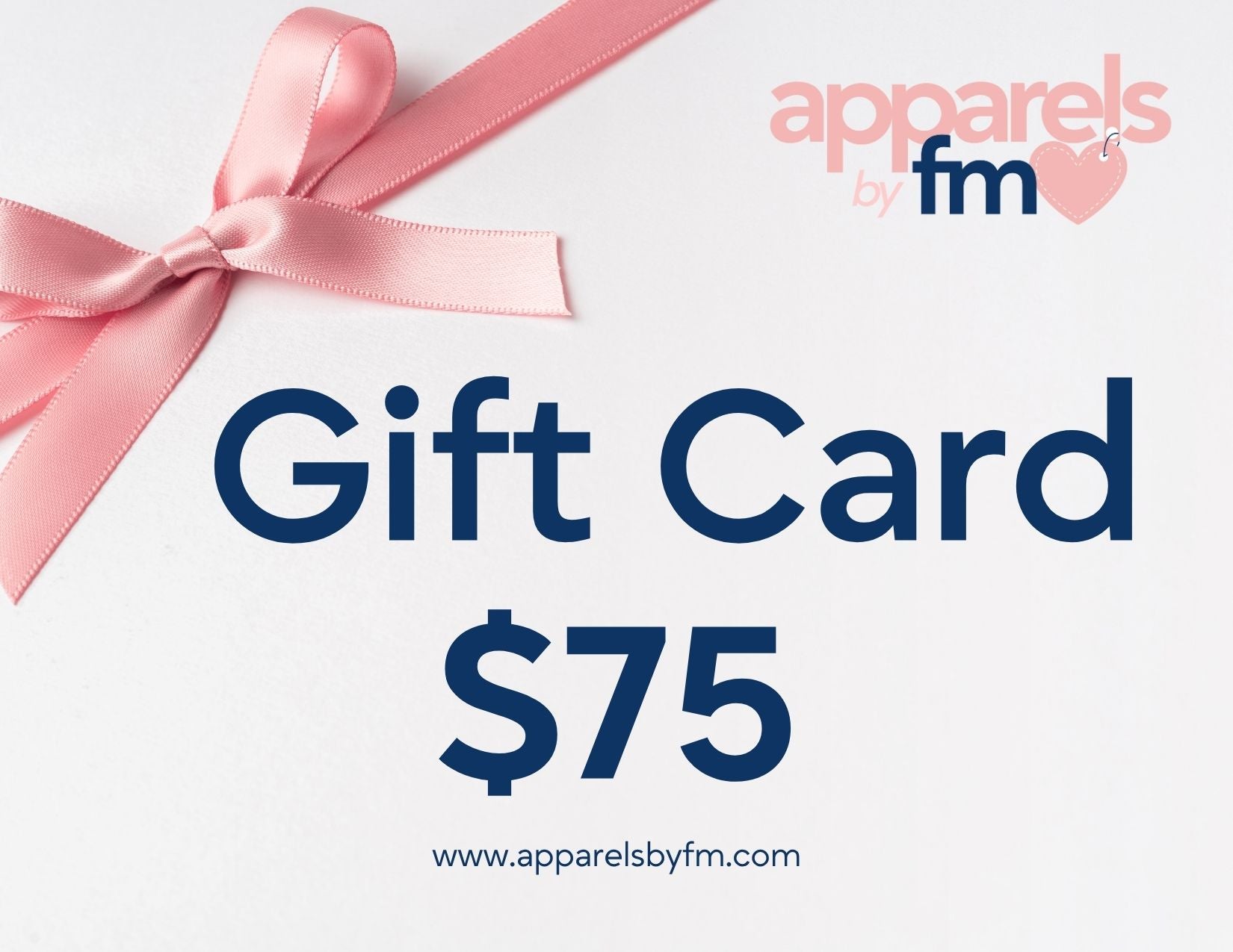 Apparel by FM's Gift Card