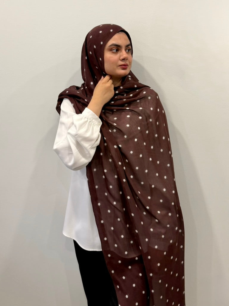 Coco Dot - Printed Modal Hijab