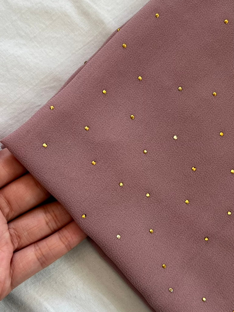 Chiffon Stones Hijab - Apparels F M