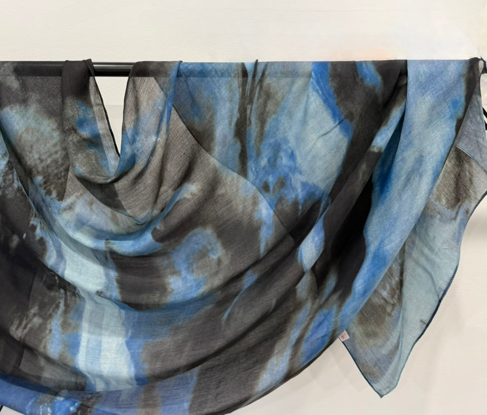 Midnight Tide - Printed Modal Hijab