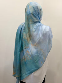 Pacific Mist - Printed Modal Hijab