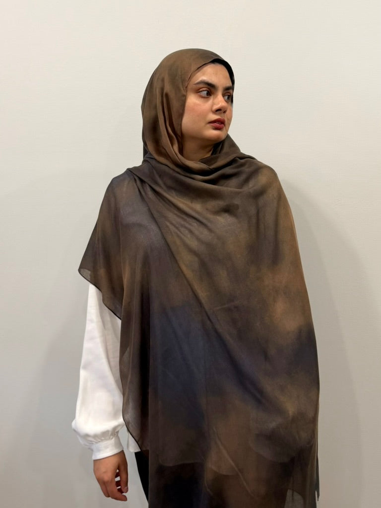 Shadow Brew - Printed Modal Hijab