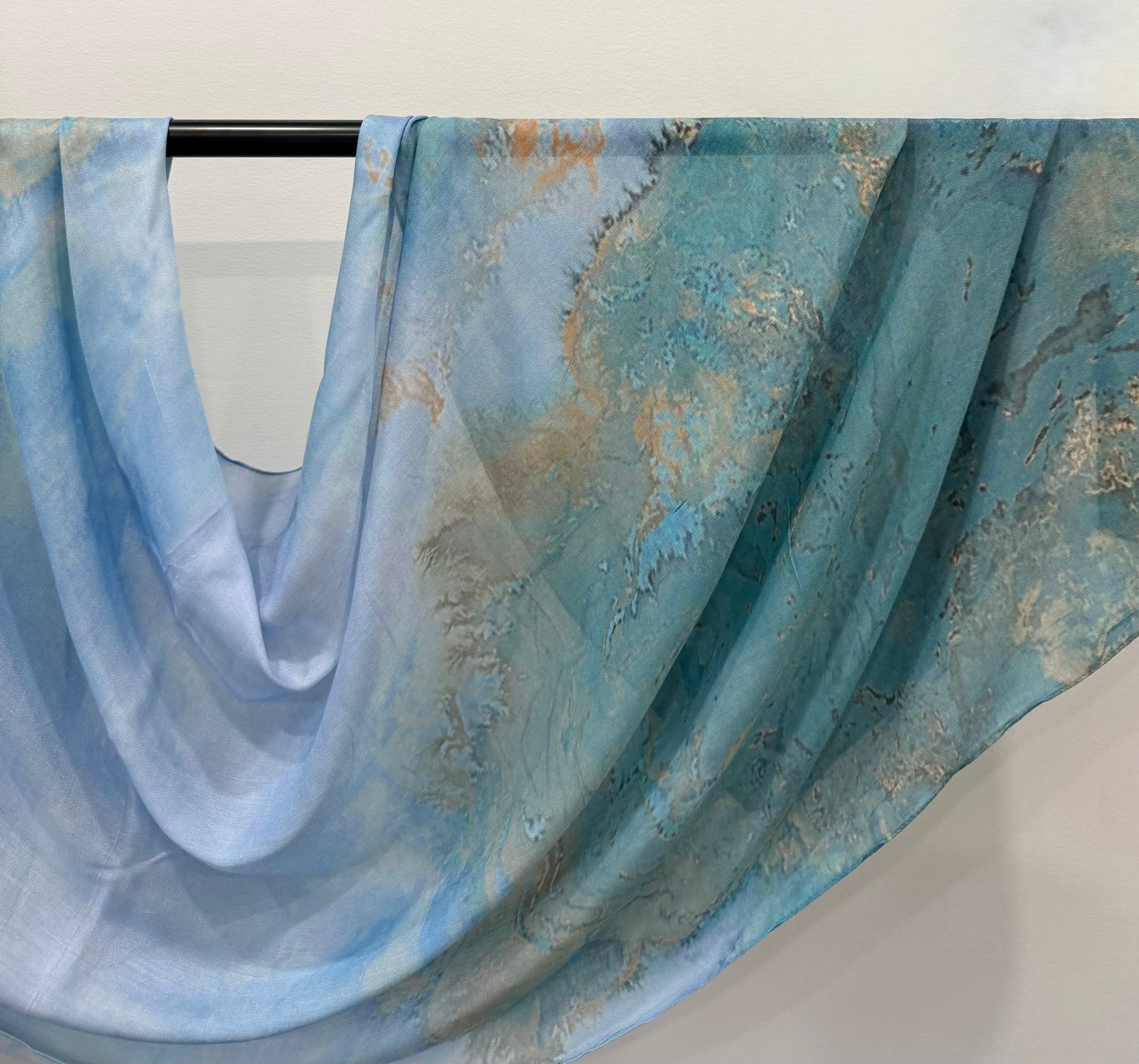 Pacific Mist - Printed Modal Hijab