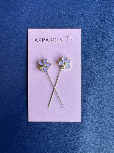 Wild Flower Long Hijab Pins