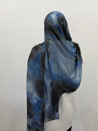 Midnight Tide - Printed Modal Hijab