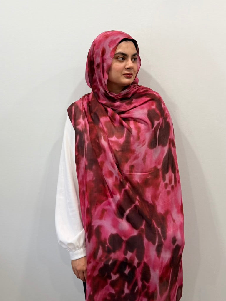 Wild Berry - Printed Modal Hijab