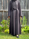 Bell Sleeves Nida Abaya - Apparels F M