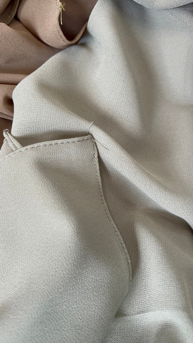 Premium Pearl Chiffon Square Scarf - Apparels F M