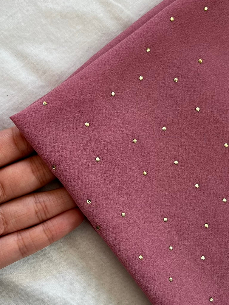 Chiffon Stones Hijab - Apparels F M