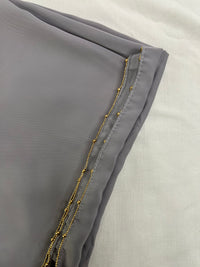 Gold Polyester Hijab - Apparels F M