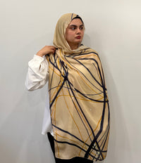 Desert Lines - Printed Modal Hijab